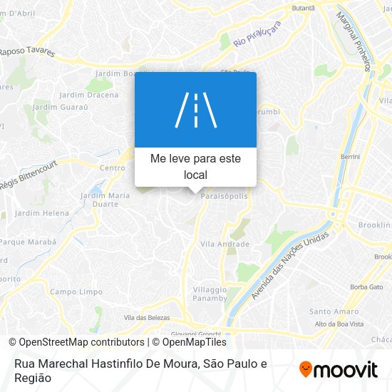 Rua Marechal Hastinfilo De Moura mapa