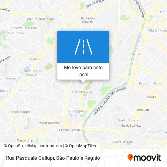 Rua Pasquale Gallupi mapa