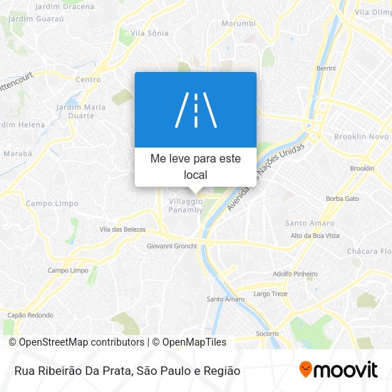 Rua Ribeirão Da Prata mapa