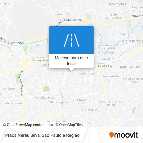 Praça Nereu Silva mapa