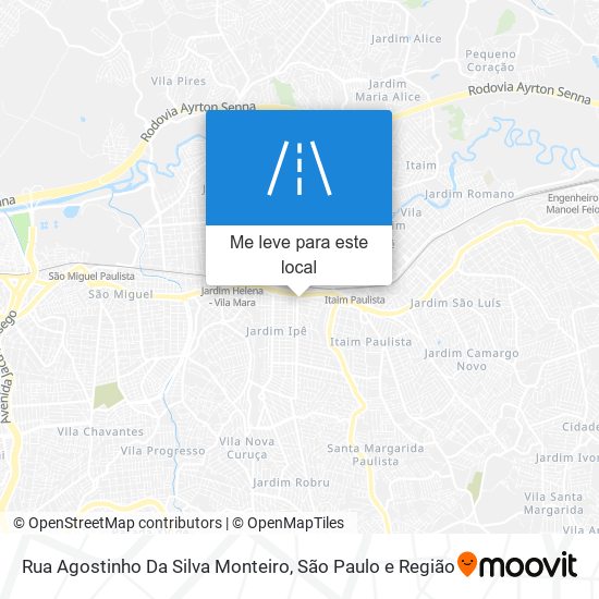 Rua Agostinho Da Silva Monteiro mapa