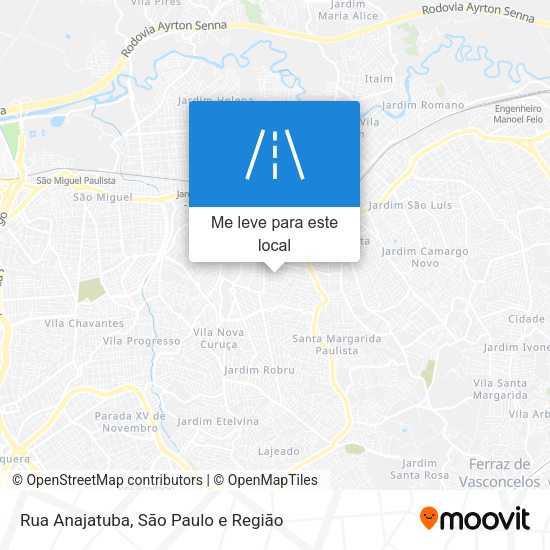 Rua Anajatuba mapa