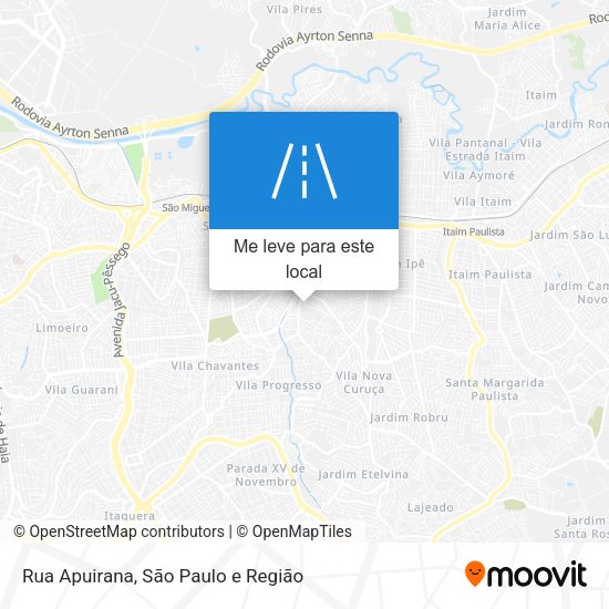 Rua Apuirana mapa