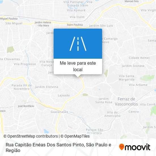 Rua Capitão Enéas Dos Santos Pinto mapa