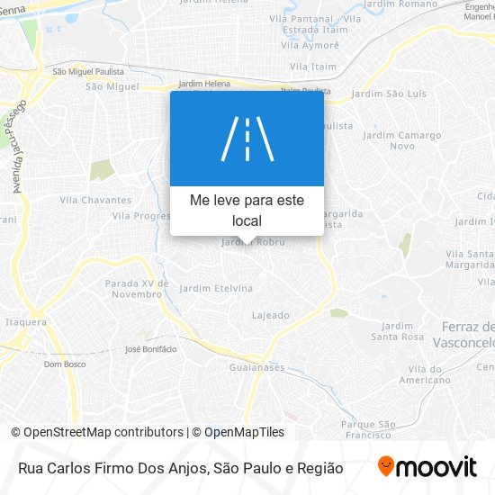 Rua Carlos Firmo Dos Anjos mapa