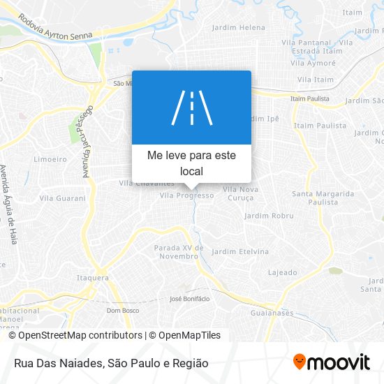 Rua Das Naiades mapa