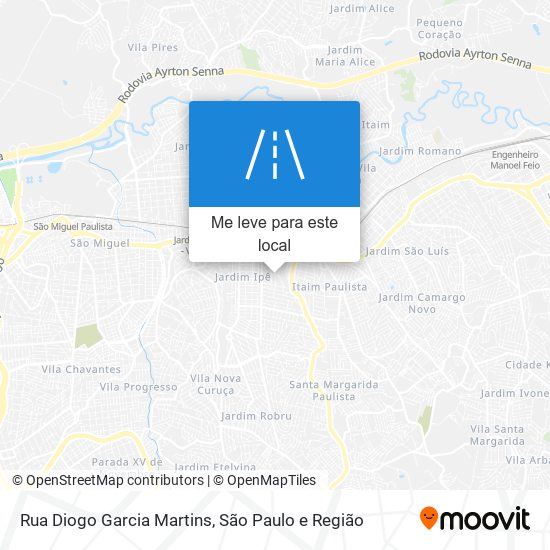 Rua Diogo Garcia Martins mapa