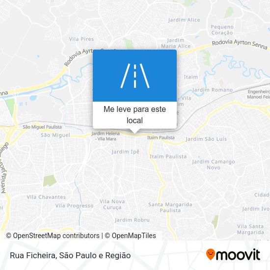 Rua Ficheira mapa