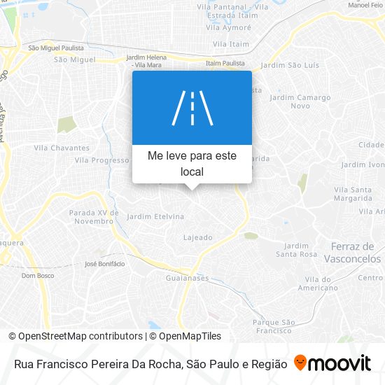 Rua Francisco Pereira Da Rocha mapa
