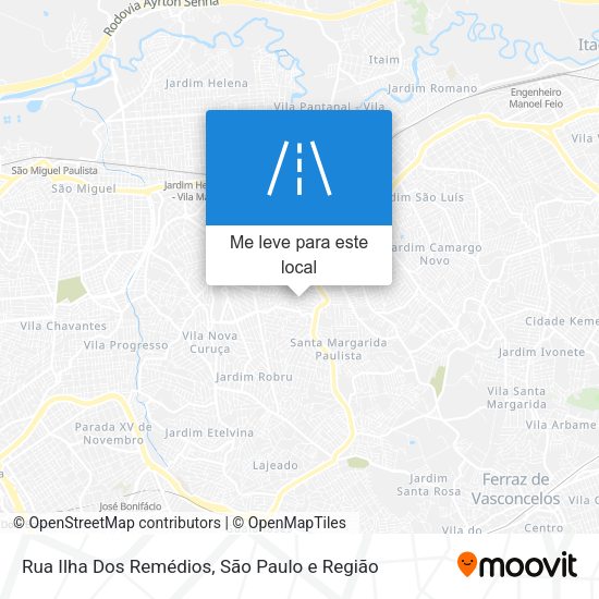 Rua Ilha Dos Remédios mapa