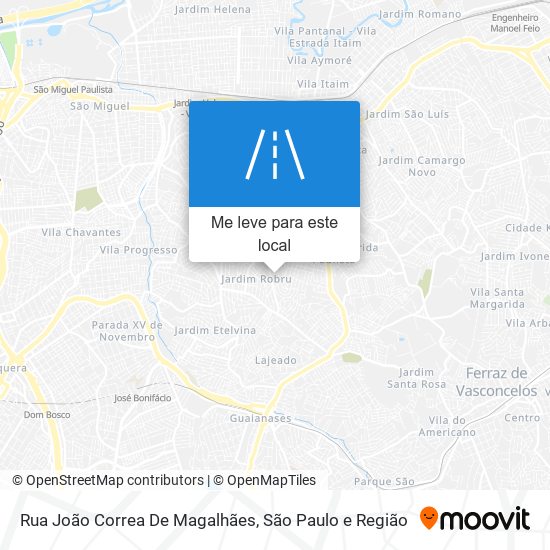 Rua João Correa De Magalhães mapa