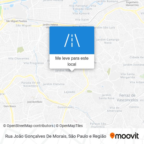 Rua João Gonçalves De Morais mapa