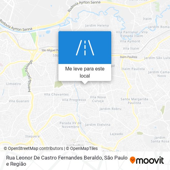 Rua Leonor De Castro Fernandes Beraldo mapa