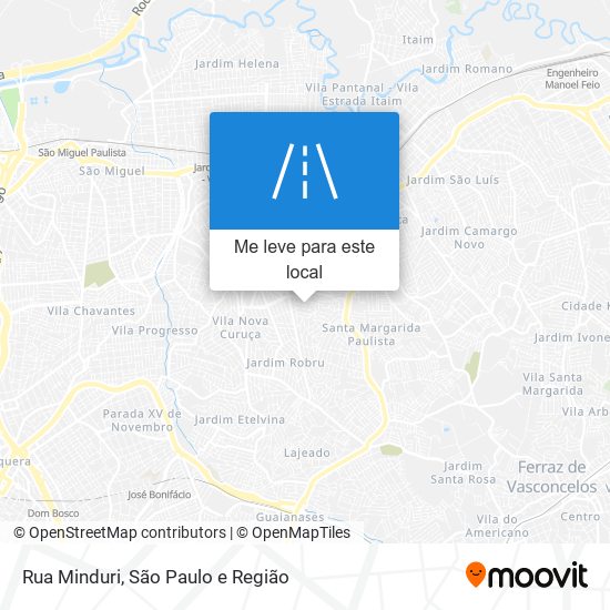 Rua Minduri mapa