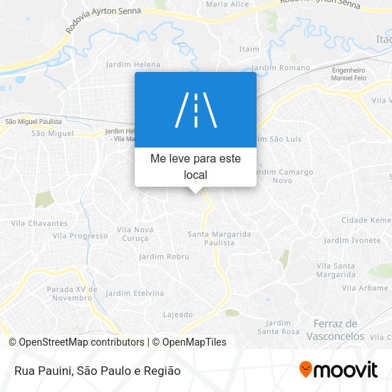 Rua Pauini mapa