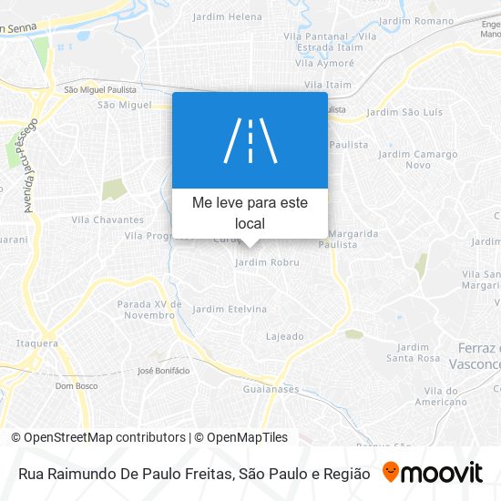 Rua Raimundo De Paulo Freitas mapa