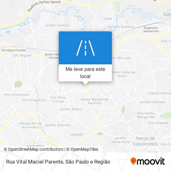 Rua Vital Maciel Parente mapa