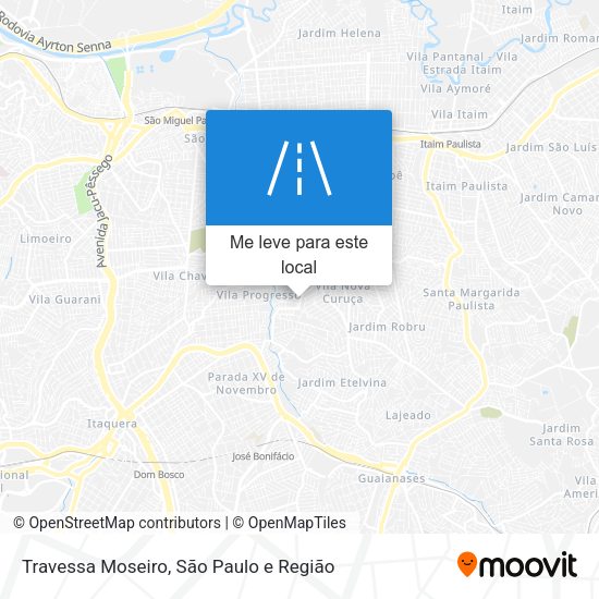 Travessa Moseiro mapa
