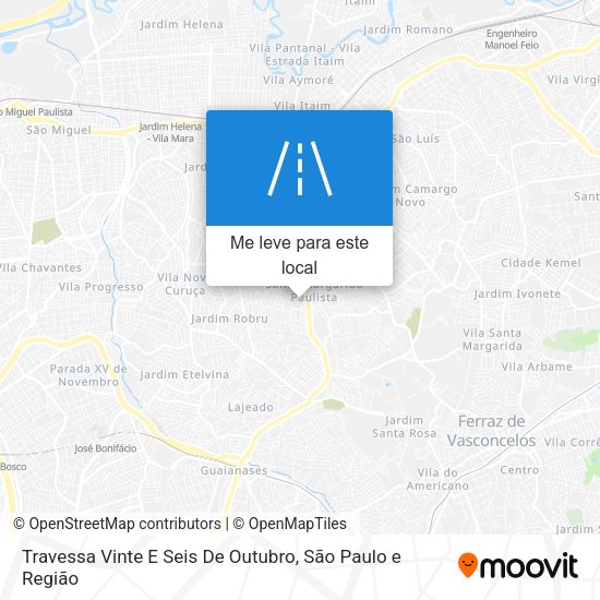 Travessa Vinte E Seis De Outubro mapa
