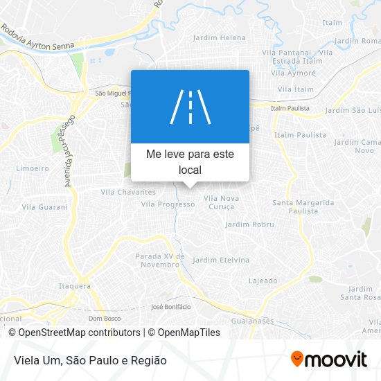 Viela Um mapa