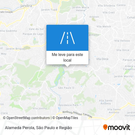 Alameda Perola mapa