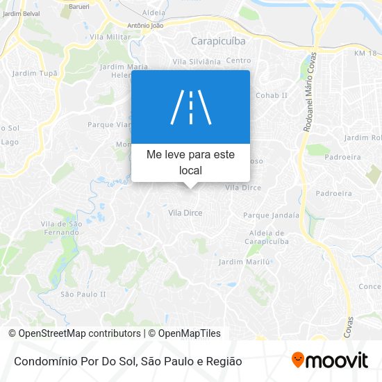 Condomínio Por Do Sol mapa