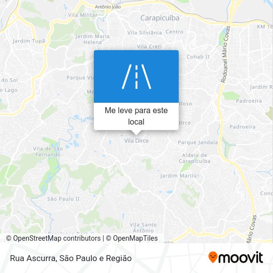 Rua Ascurra mapa