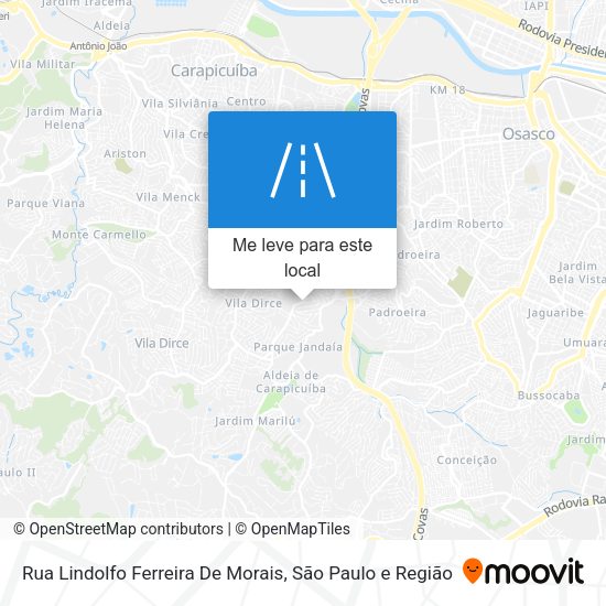 Rua Lindolfo Ferreira De Morais mapa