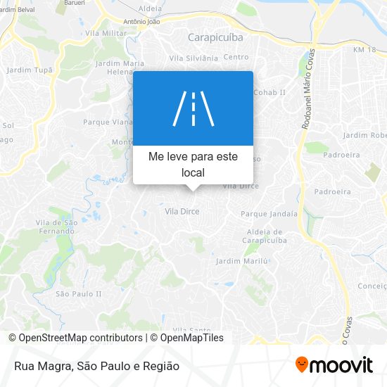 Rua Magra mapa