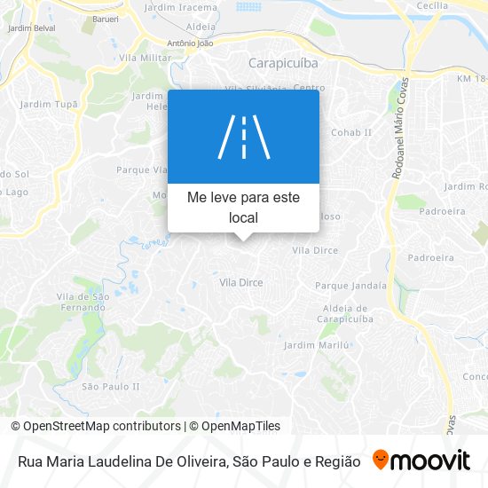 Rua Maria Laudelina De Oliveira mapa