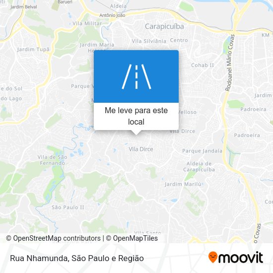 Rua Nhamunda mapa