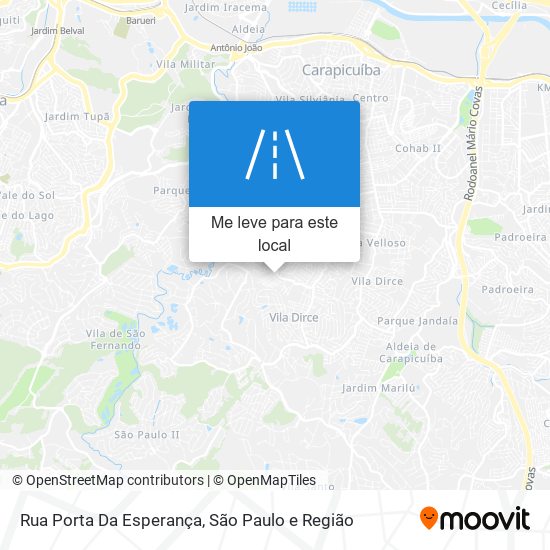 Rua Porta Da Esperança mapa