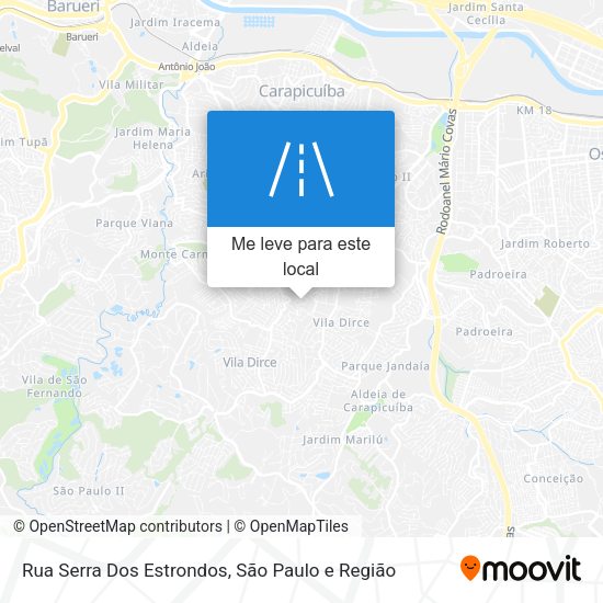 Rua Serra Dos Estrondos mapa