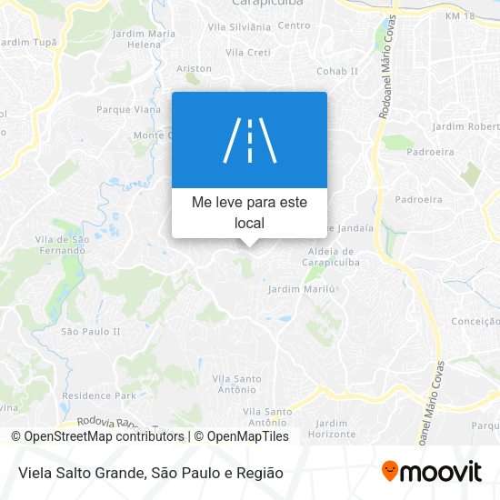 Viela Salto Grande mapa