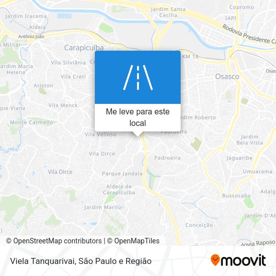 Viela Tanquarivai mapa
