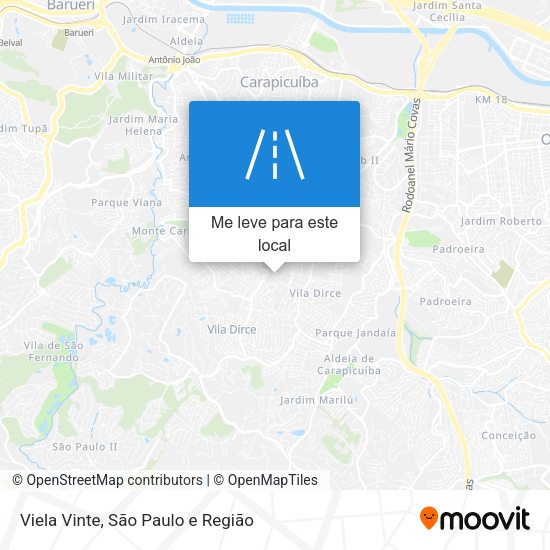 Viela Vinte mapa
