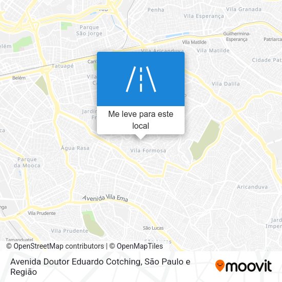 Avenida Doutor Eduardo Cotching mapa