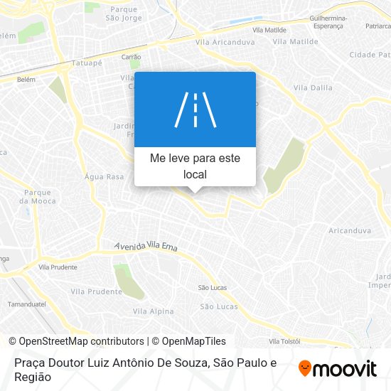 Praça Doutor Luiz Antônio De Souza mapa