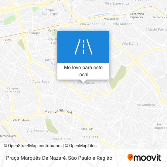 Praça Marquês De Nazaré mapa