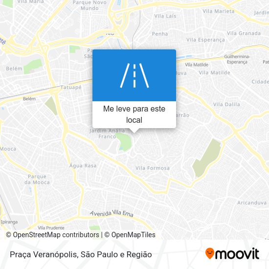 Praça Veranópolis mapa