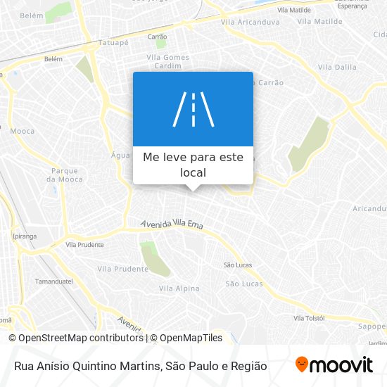 Rua Anísio Quintino Martins mapa