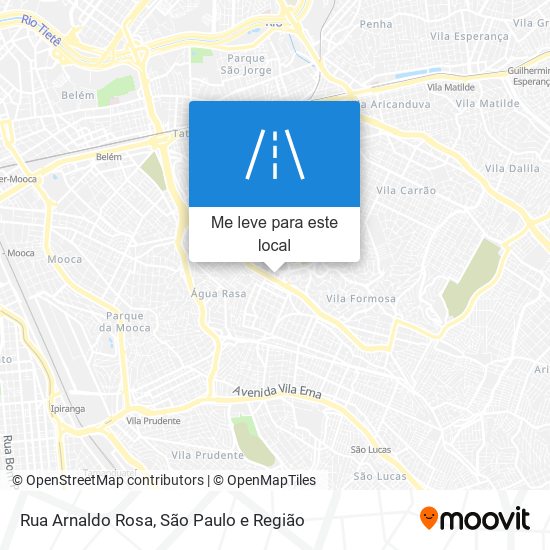 Rua Arnaldo Rosa mapa