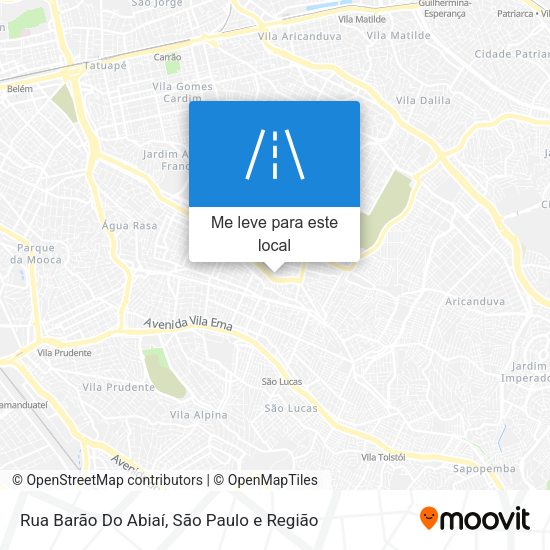 Rua Barão Do Abiaí mapa