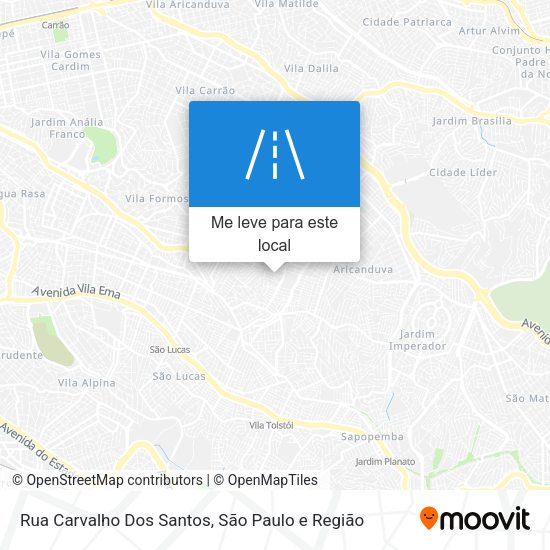 Rua Carvalho Dos Santos mapa