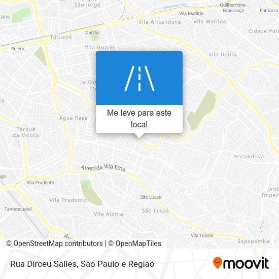Rua Dirceu Salles mapa