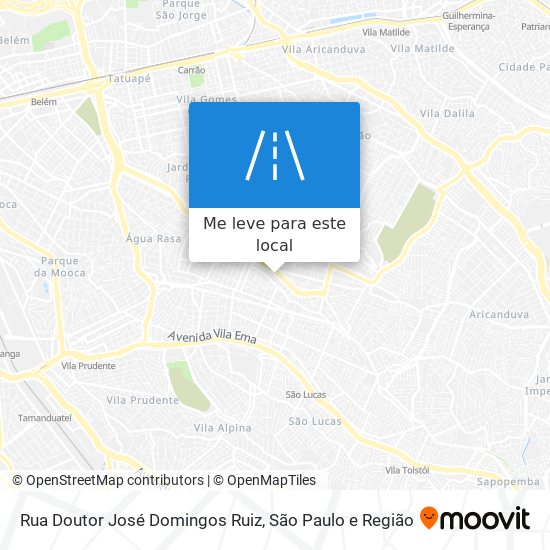 Rua Doutor José Domingos Ruiz mapa