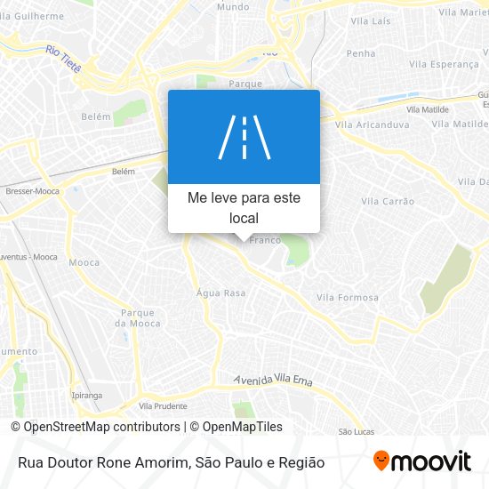 Rua Doutor Rone Amorim mapa