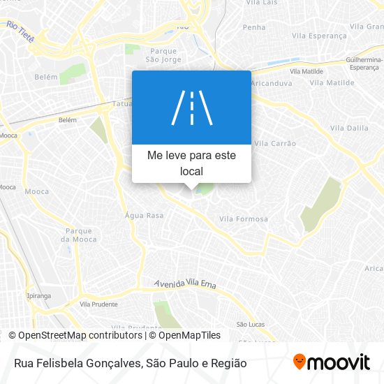 Rua Felisbela Gonçalves mapa