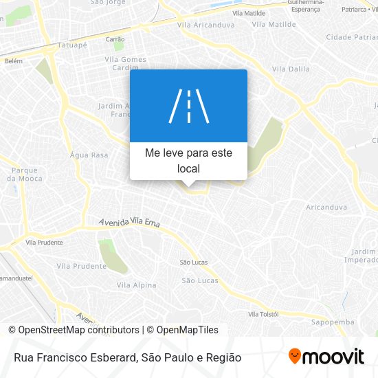 Rua Francisco Esberard mapa