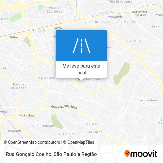 Rua Gonçalo Coelho mapa